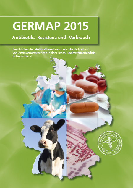 Cover der Publikation Antibiotikaverbrauch und die Verbreitung von Antibiotikaresistenzen in der Human- und Veterinärmedizin in Deutschland
